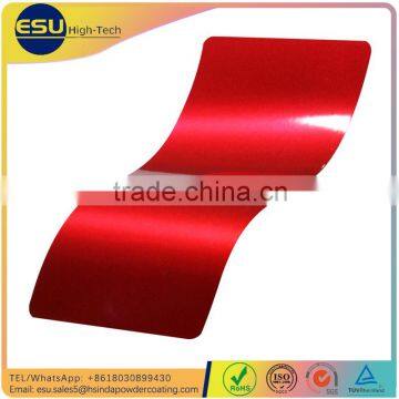Hot Sale Ecofriendly High Gloss Candy Red Clear Powder Coating photo-6