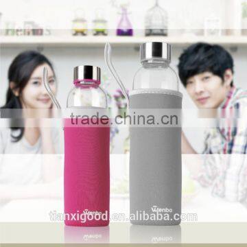 high quilty fashion stainless easy drink water bottle