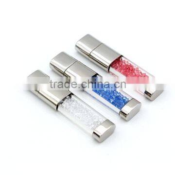 Premium Gift Crystal USB 2.0 flash drive, cheap crystal usb stick, crystal usb pen drive 32GB