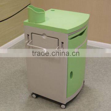 Utility cabinet with the drawers is plastic with castor