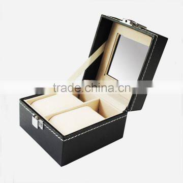 sewing pu leather watch box