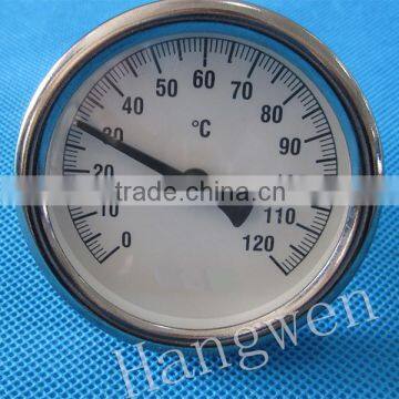 Back type bimetal theory food pizza oven thermometer