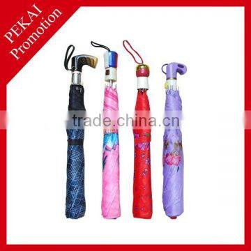 Auto 2 Fold Umbrella with Various Handles