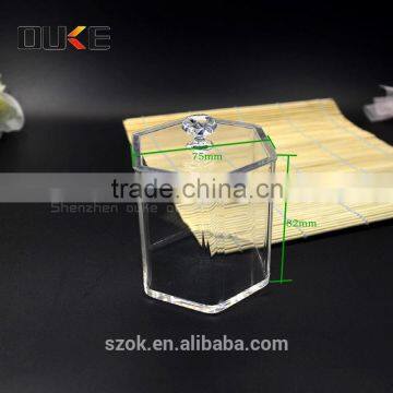 new arrival decorative small clear acrylic storage box