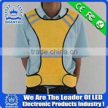 2016 Good Quanlity Refelctive LED Safety Cloth For Road Safety At Night