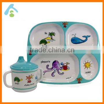 Plastic dinner set with CE certificate