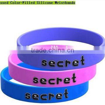 Custom Logo Silicone Rubber Kids Bracelet photo-3