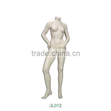 New fashion fiberglass female headless fiberglass sewing manikin