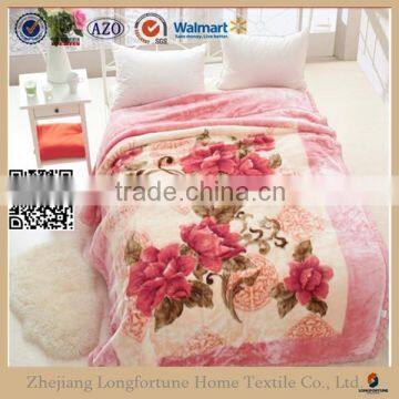 Manufactory walmart  china home textile welding mink blanket