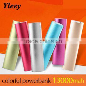 Yeleeyuen 2015 New Best Quality Big Capacity Protable Mobile Power Bank 13000mAh for all phone