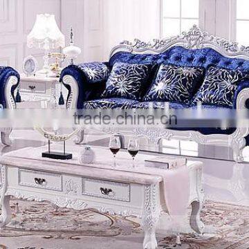 Living Room Furniture Classical Solid Wood Sofa photo-2