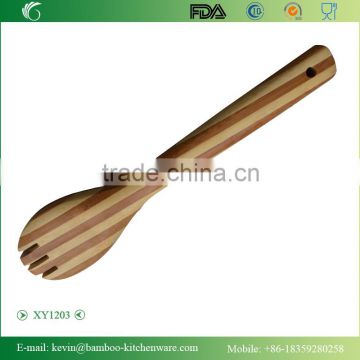 XY1203 2016 Korean wedding gift long handle dinner bamboo 0rganic spoon