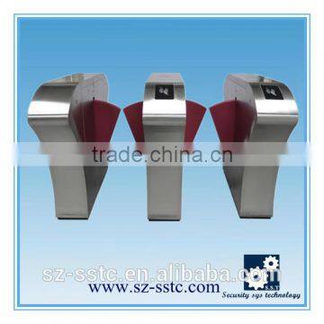 Retractable Pedestrian Flap Barrier Automatic Turnstile