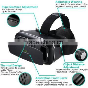 Hot Sales!New Arrival! New Version 3D VR Virtual Reality Glasses Headset With Head-mounted Headband Glasses for Smartphone photo-5
