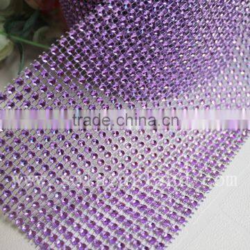 24 Rows Diamond Mesh Wrap Roll Sparkle Rhinestone Ribbon/Wholesale Rhinestone Banding Crystals Rhinestone Roll For Wedding Cake