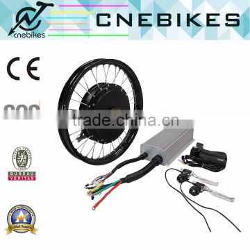 brushless hub motor 5000w e bike kit with programmable controller