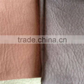 Washed(elephant skin) Suede bonding Single Fleece for normal sofa