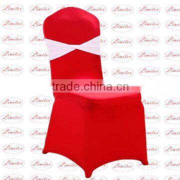 Polyester nylon lycra spandex chair cover wedding banquet chair cover with butterfly