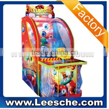 2015news latter trade assurance coin operated indoor asteroid defence amusement park equipment arcade games machines for sale