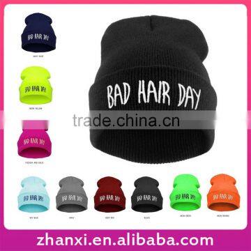 Wholesale Letter Fashion Boys Girls Sport Knitted Hat Women Men Hiphop Knit Cap