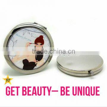 Customized Folding Portable Personal Beauty Cosmetic Mirror photo-2