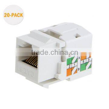 RJ45 network female connector UTP cat5e Keystone Jack