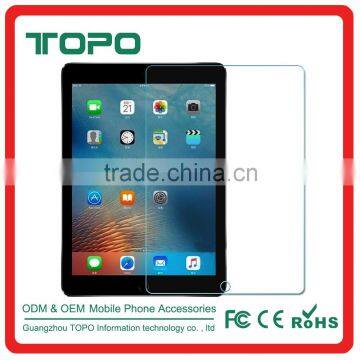 0.3mm round edge 9h tempered glass screen protector for Apple ipad pro 12.9 inch