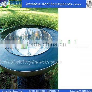 800mm Mirror Stainless steel hollow hemisphere