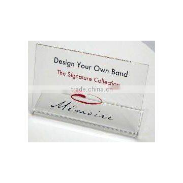 Bent Acrylic Sign