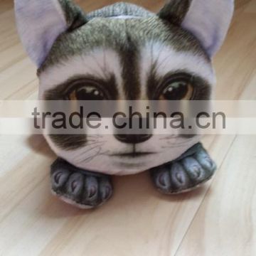 3 D plush Racoon cellphone seat plush toy racoon mobile phone holder plush animal racoonshaped mobile seat holder