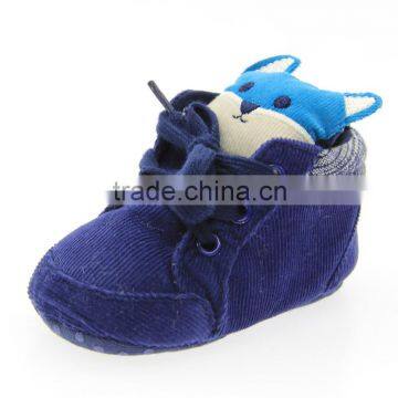 2016 wholesale Cute baby corduroy sports shoes