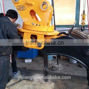 Alibaba china manufacturer hydraulic grapple for excavator/excavator 360 degree rotating gripper