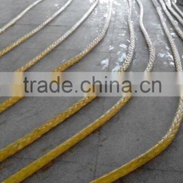 12 Strand Coated Strong Fiber UHMWPE Hawser/rope