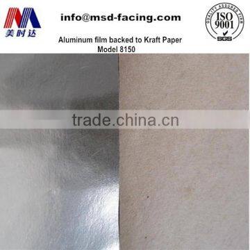 aluminum film with kraft paper facing metallized polyester PET film