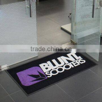 customized advertising mat with logo,rubber backing