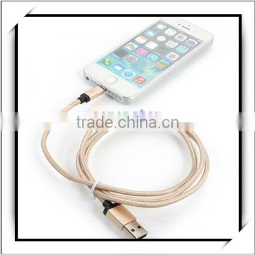 For iPhone For iPad USB Date Cable Transmission Cable Date Cable USB Cable 1M Golden