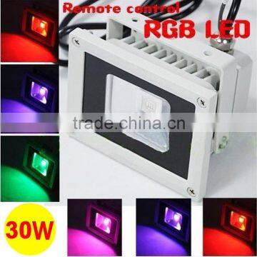 COB Floodlight IP65 30W Outdooor LED RGB Flood Light