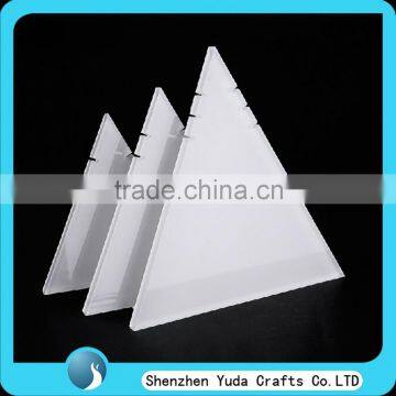 triangle acrylic jewelry display stand necklace display wholesale