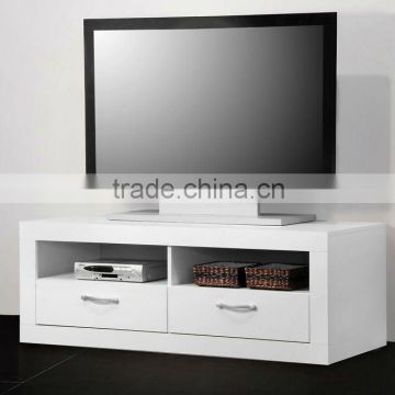 White high gloss MDF board tv table