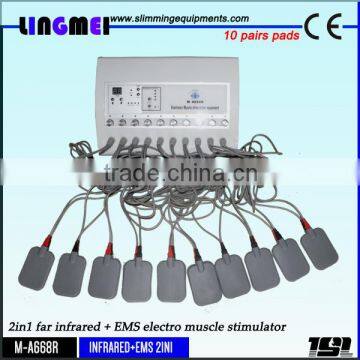 Lingmei Factory Supply Russian wave EMS weight loss electric muscle stimulation