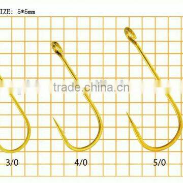 High carbon steel fishing jigging hooks