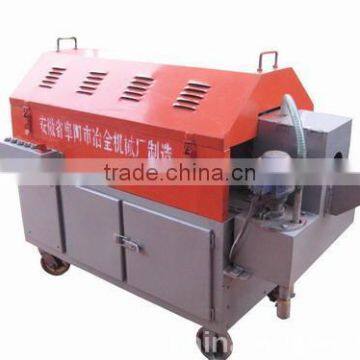 Steel pipe staight, rust reomving and paint machine