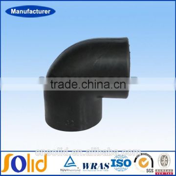 Black Plastic Pipe Fitting Bend PE100/HDPE/PE Socket 90 Degree Elbow