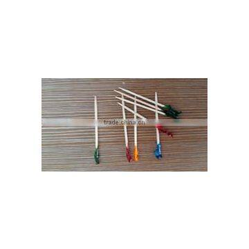 colorful Bamboo Cocktail Picks Sticks