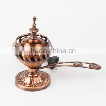 New Style Metal Arabic Incense Burner Wholesale Metal Incense Burner With Handle Electric Incense Burner