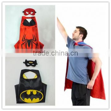 Adult Superhero Costume Capes with Mask