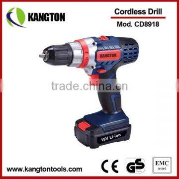 18V Li-ion Cordless Drill 2 Gear Speeds Drill