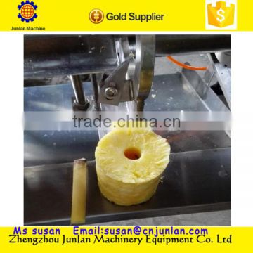 automatic industrial stainless steel pineapple peeling and coring machine +8618637188608