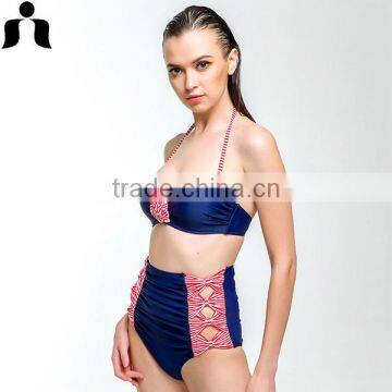 Hot Model Women High Waist Ladies Swim Wear photo-5