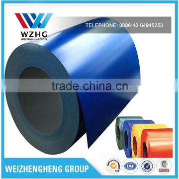 WZH Manufacture prepainted GI color coated galvanized steel sheet in coil